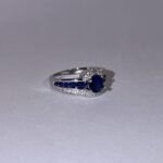 Blue Round Ring