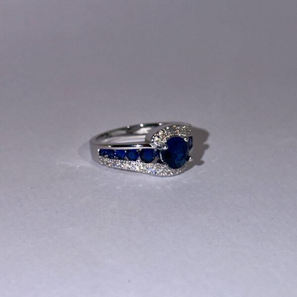 Blue Round Ring
