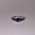 Blue Round Ring