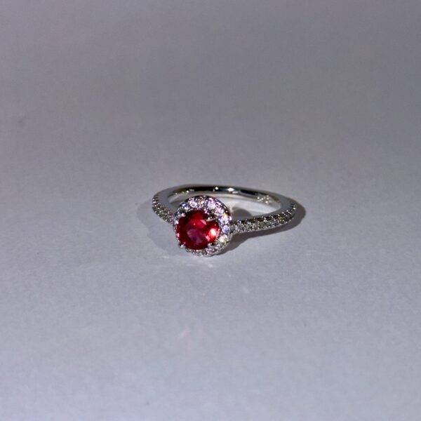 Red Cz Ring