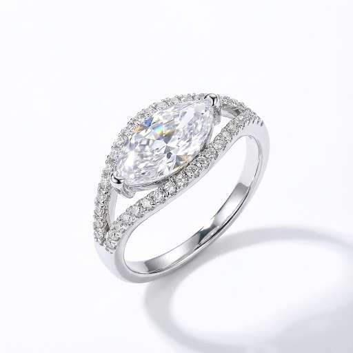 Horizontal Marquise ring