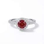 Red Cz Ring