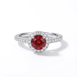 Red Cz Ring
