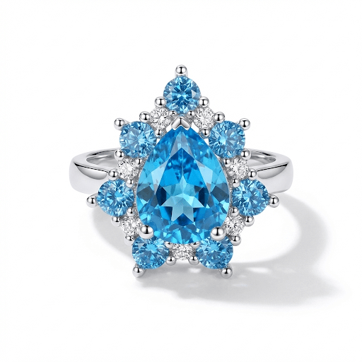 Marquise Noir Prestige Ring