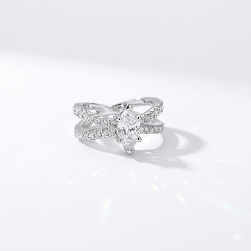 Lumière Serenity Crown Ring