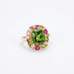 Amara Noir Crown Ring