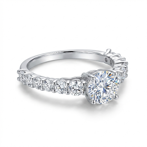 Intricate Solitaire Ring