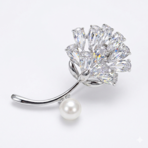 Monarque Emblem Brooch