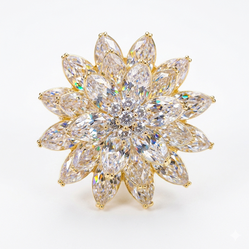 Seraphine Crest Brooch