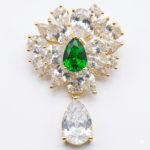 Bellaria Crown Brooch
