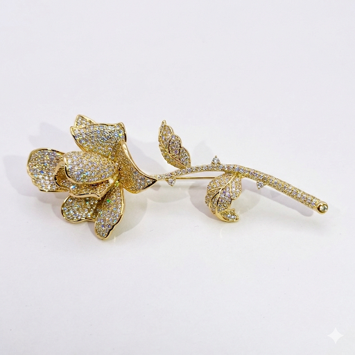Divina Crest Brooch